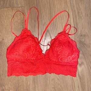 Red Lace Bralette